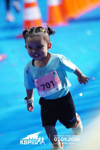 Race photo from KBP City Run 2024