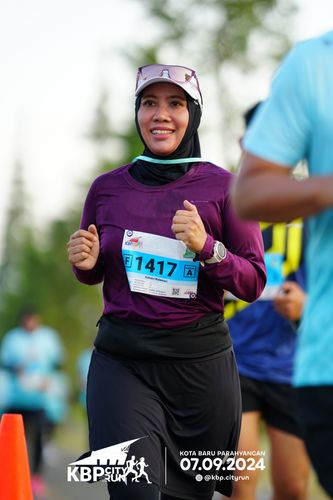 Race photo from KBP City Run 2024