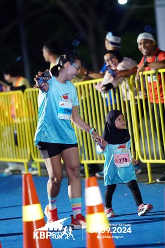 Race photo from KBP City Run 2024