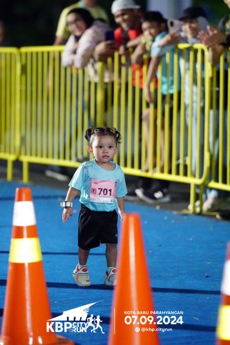 Race photo from KBP City Run 2024