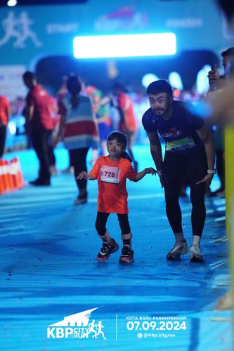 Race photo from KBP City Run 2024