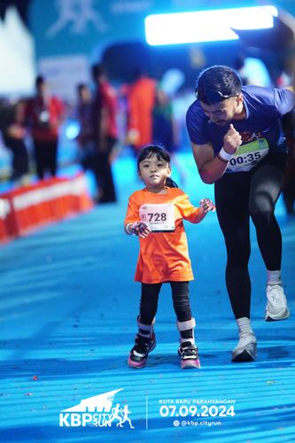Race photo from KBP City Run 2024