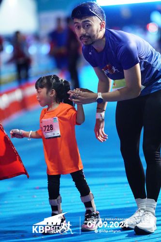 Race photo from KBP City Run 2024