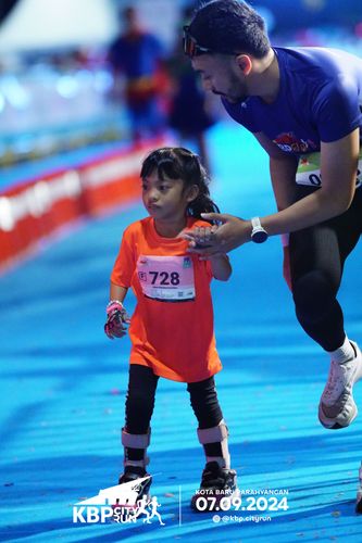 Race photo from KBP City Run 2024