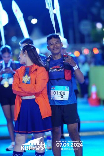 Race photo from KBP City Run 2024