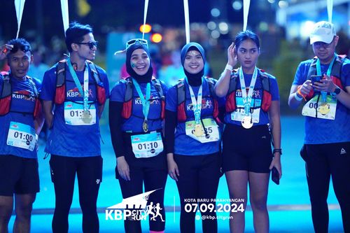 Race photo from KBP City Run 2024