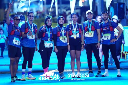 Race photo from KBP City Run 2024