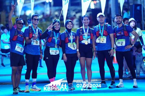 Race photo from KBP City Run 2024