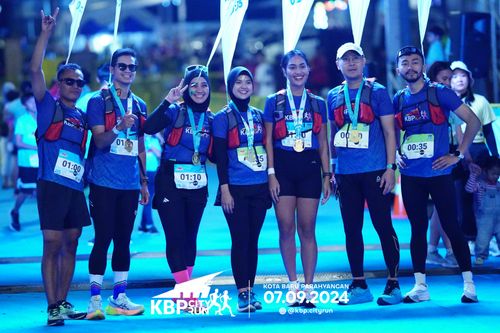 Race photo from KBP City Run 2024