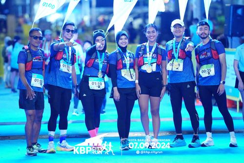 Race photo from KBP City Run 2024