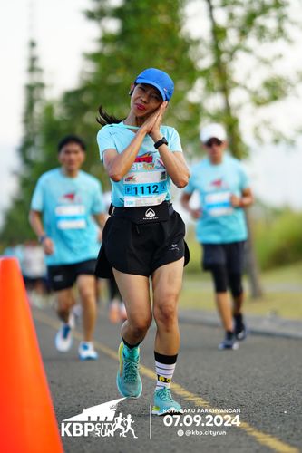 Race photo from KBP City Run 2024