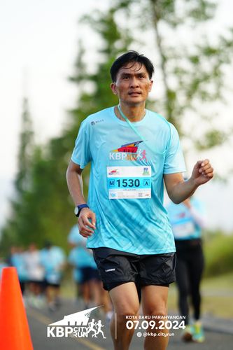 Race photo from KBP City Run 2024