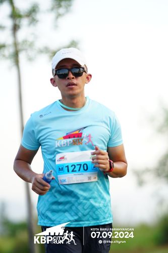 Race photo from KBP City Run 2024