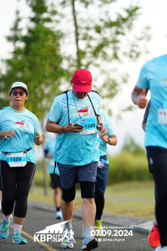 Race photo from KBP City Run 2024