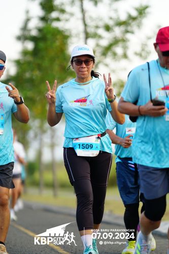 Race photo from KBP City Run 2024