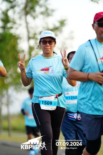 Race photo from KBP City Run 2024