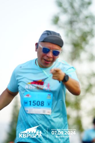 Race photo from KBP City Run 2024