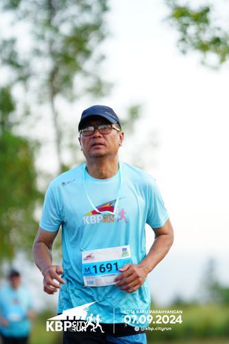 Race photo from KBP City Run 2024