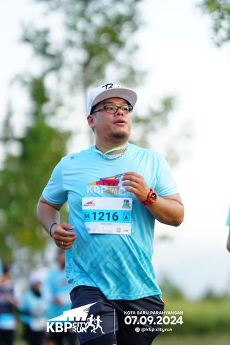 Race photo from KBP City Run 2024