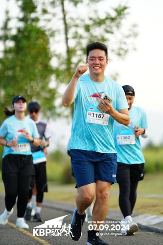 Race photo from KBP City Run 2024