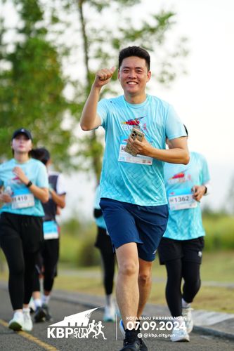 Race photo from KBP City Run 2024
