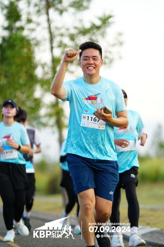 Race photo from KBP City Run 2024