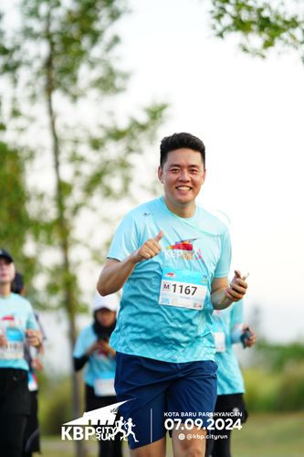 Race photo from KBP City Run 2024