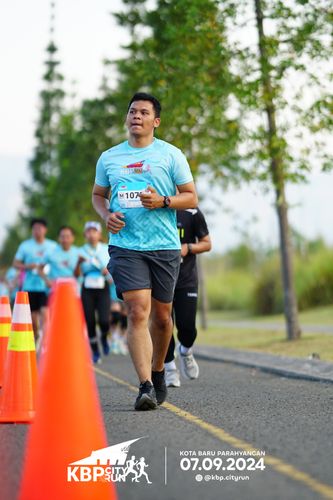 Race photo from KBP City Run 2024
