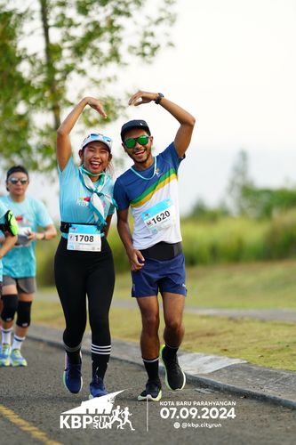 Race photo from KBP City Run 2024