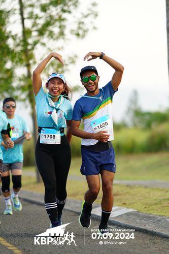 Race photo from KBP City Run 2024