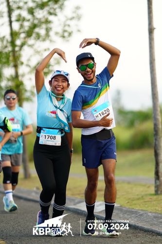 Race photo from KBP City Run 2024
