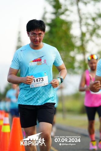 Race photo from KBP City Run 2024