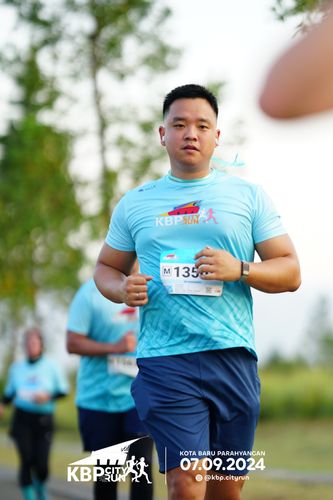 Race photo from KBP City Run 2024