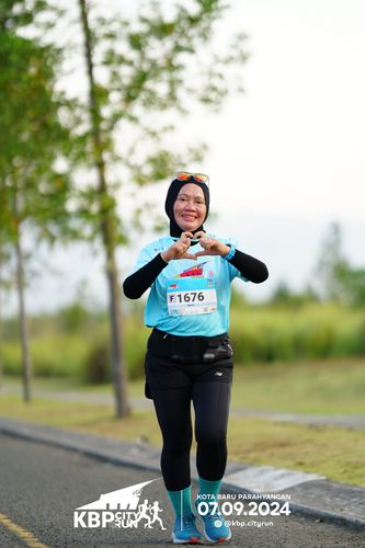 Race photo from KBP City Run 2024