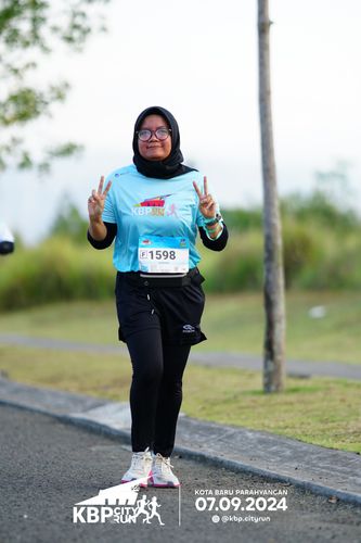 Race photo from KBP City Run 2024