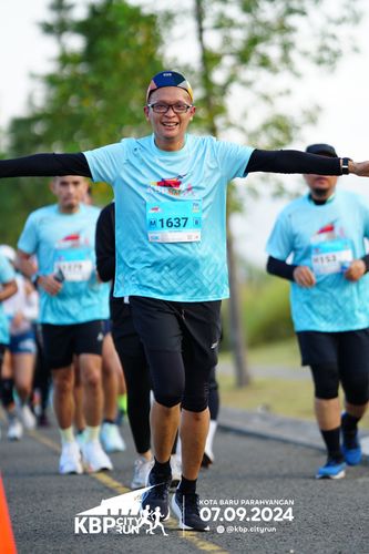 Race photo from KBP City Run 2024