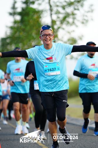 Race photo from KBP City Run 2024