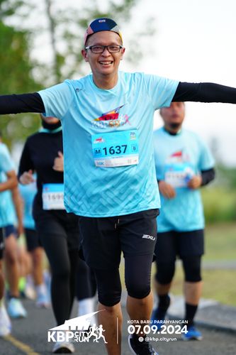 Race photo from KBP City Run 2024