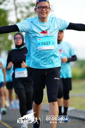 Race photo from KBP City Run 2024