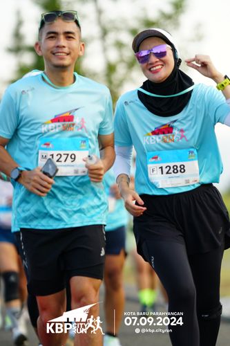 Race photo from KBP City Run 2024