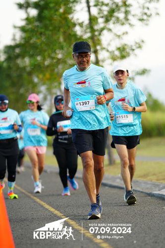 Race photo from KBP City Run 2024
