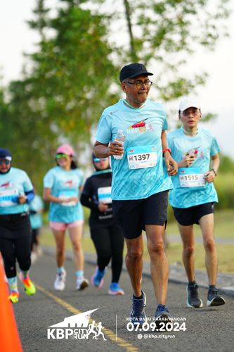 Race photo from KBP City Run 2024