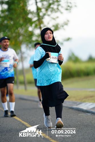 Race photo from KBP City Run 2024