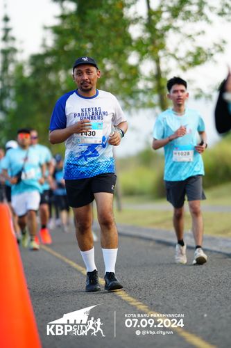 Race photo from KBP City Run 2024