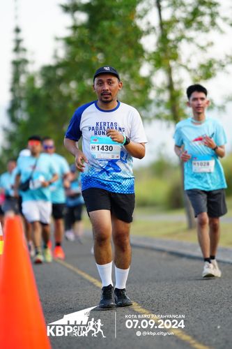 Race photo from KBP City Run 2024
