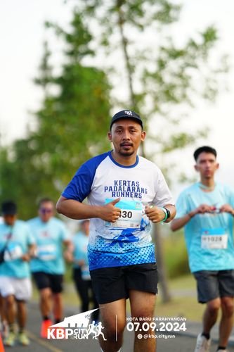 Race photo from KBP City Run 2024