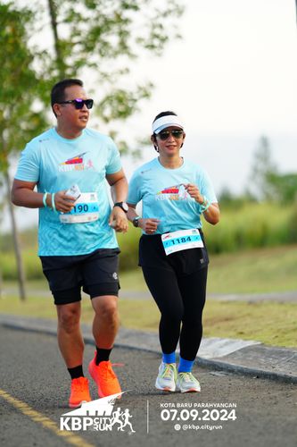 Race photo from KBP City Run 2024