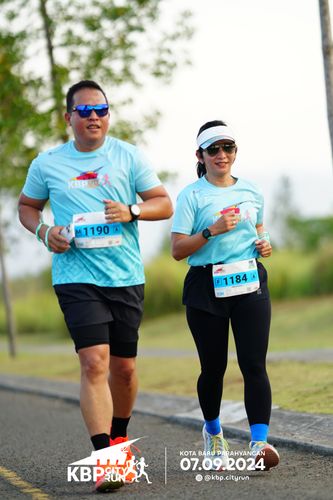 Race photo from KBP City Run 2024