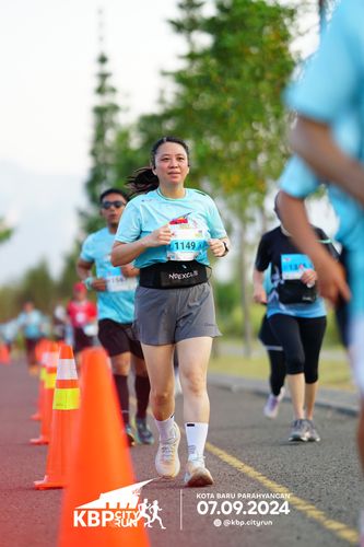 Race photo from KBP City Run 2024
