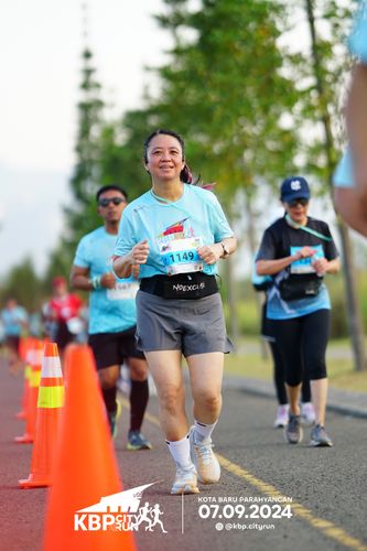 Race photo from KBP City Run 2024